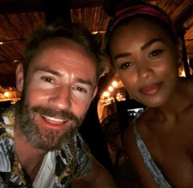 Ben Taylor with his wife Melanie Liburd.